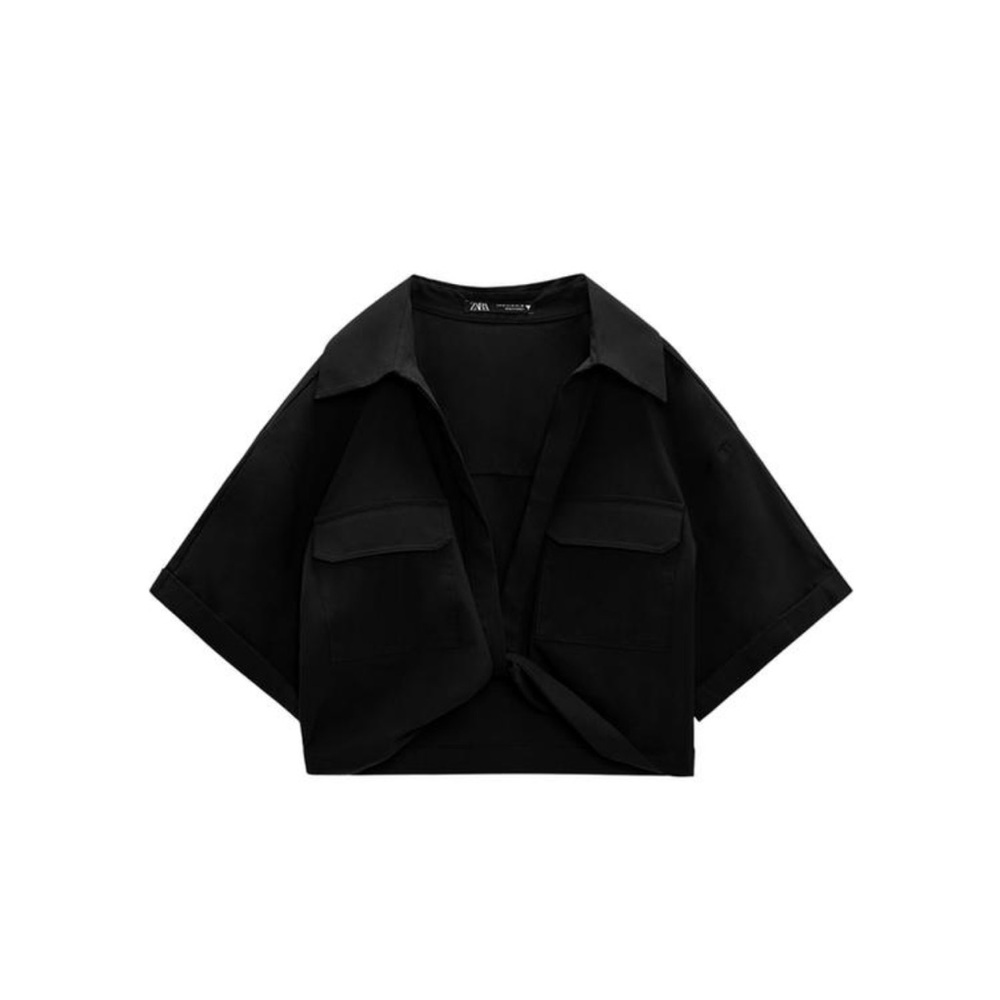 Zara Crop with Knot Detail